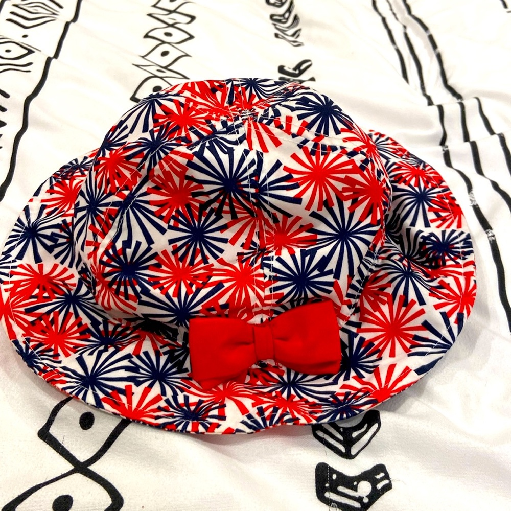 Red, White and Blue Sun Hat